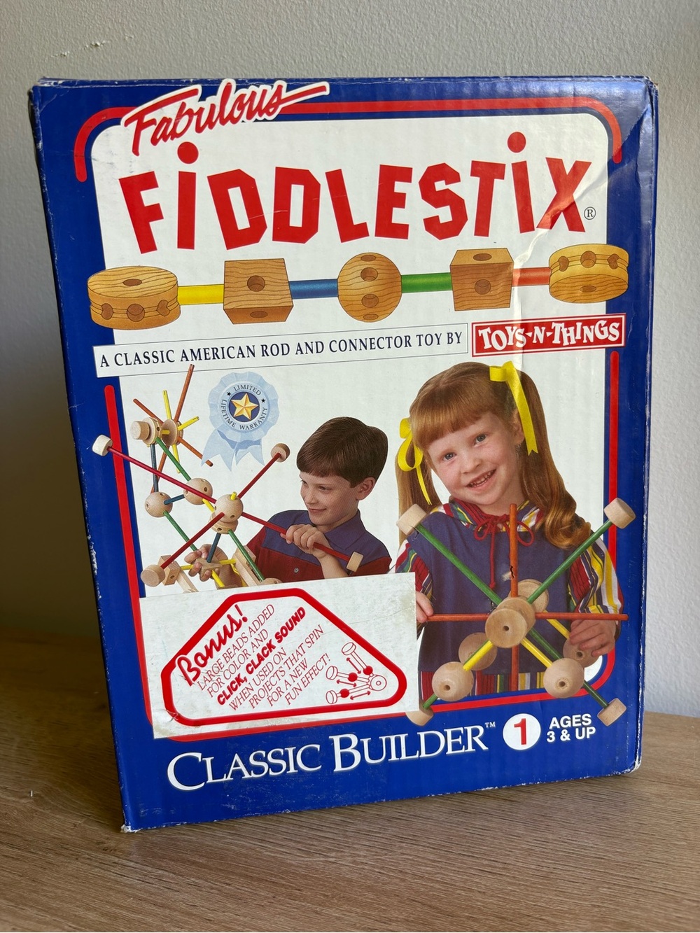 Vintage 90’s FiddleStix Building Toys 56 Piece Set #1